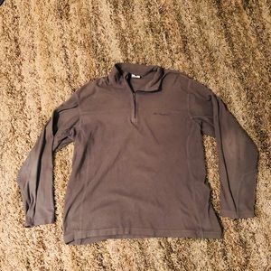 Columbia 1/4 zip grey pullover fleece!